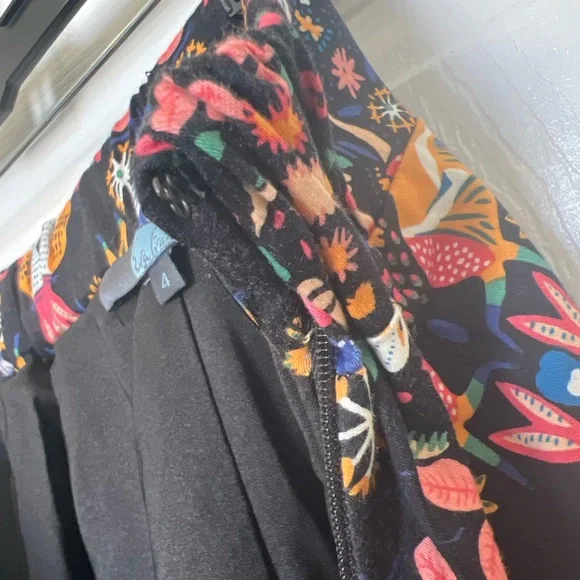 Eva Franco Anthropologie Folk Art Animal Print Midi Skirt Women’s Size 4 - Picture 6 of 10